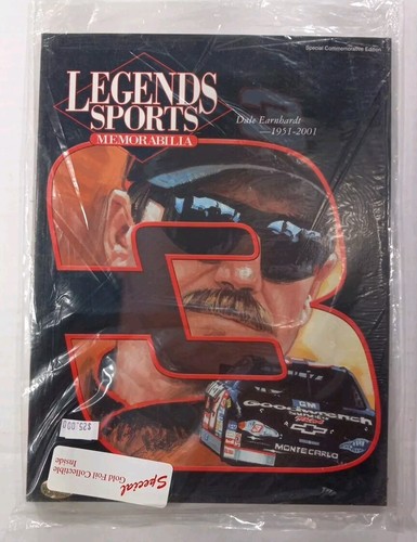 Legends Sports Memorabilia Dale Earnhardt 1951-2001 Commemorative Edition MINT