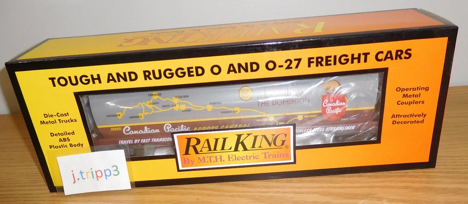 MTH 30-75709 Canadian Pacific CP 4-Bay Cylindrical Map Hopper Car Train O Gauge - Image 2 of 4