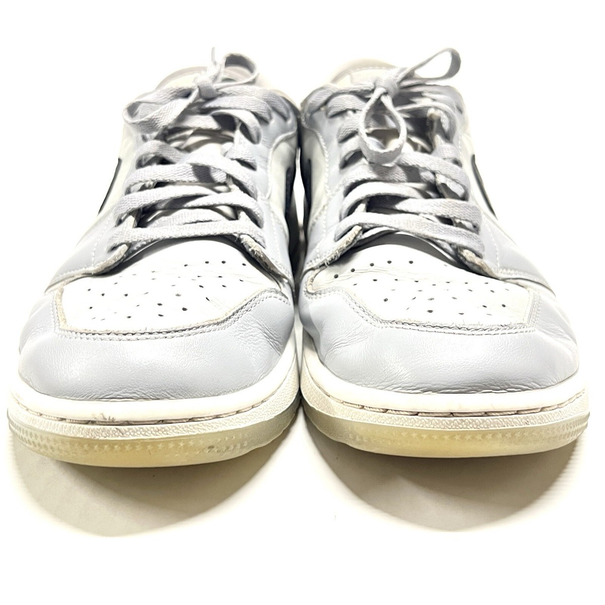 Nike Air Jordan 1 Low Golf Wolf Grey White Mens US Sz 13 