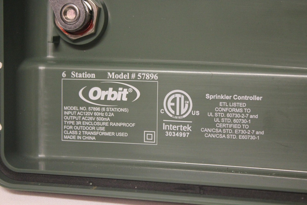 Orbit 6-Station Indoor Outdoor Sprinkler Timer Water Irrigation