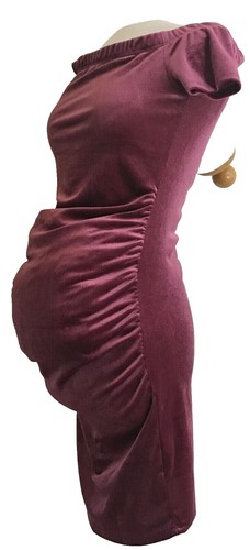 Vinyl Burgundy Single Sleeve Vinyl Sexy Dress S | eBay