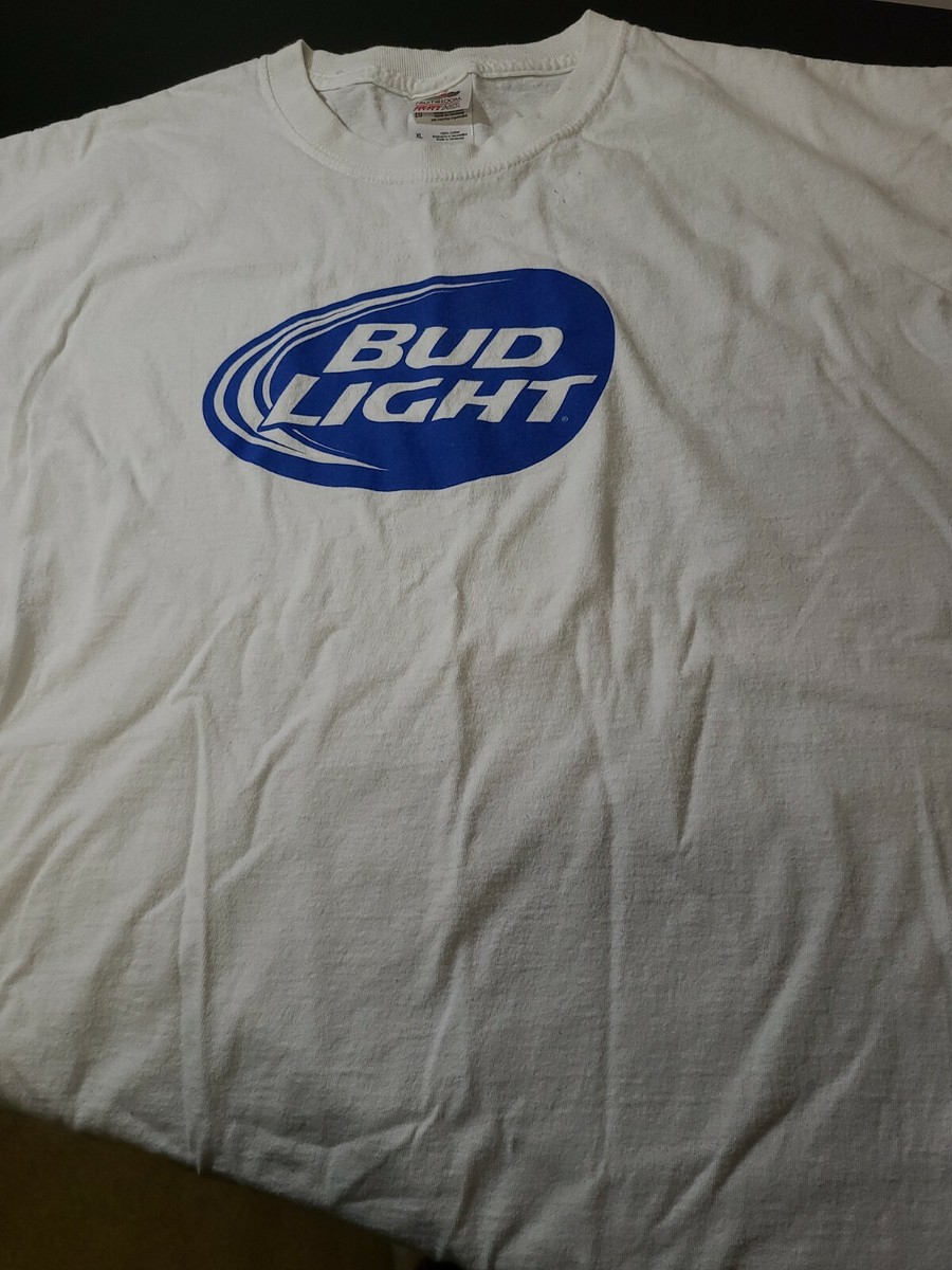 Bud Light Xl White T Shirt | eBay