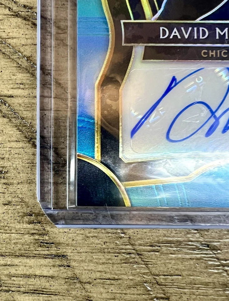 2019 SELECT DAVID MONTGOMERY LIGHT BLUE PRIZM AUTO RC SP 21/35 DETROIT LIONS RB - Image 4 of 4