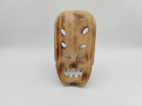Vintage Philippines Bakunawa Wooden Dragon Tribal Mask - Picture 3 of 4