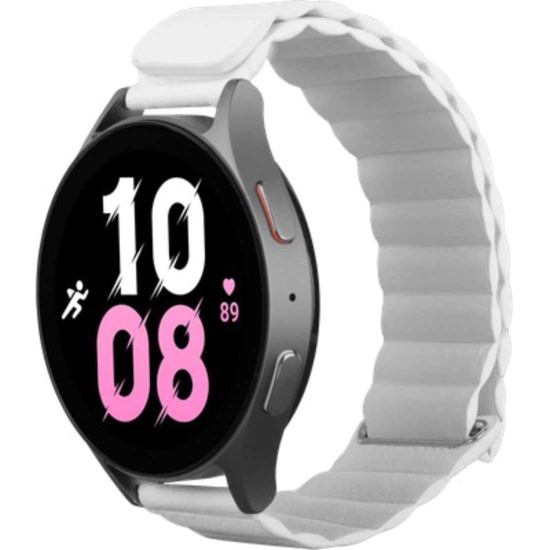 Bracelet Magfit 20mm blanc anti-irritation pour remplacer votre sangle de montre