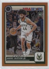 2023 Panini NBA Hoops Premium Stock Orange Prizm /299 Andre Jackson Jr #67 11gl