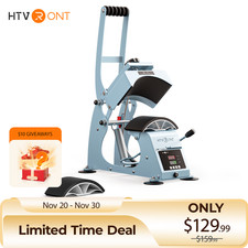 HTVRONT Manual Hat Heat Press Machine 2-in-1 for Caps/Hats Sublimation Printing