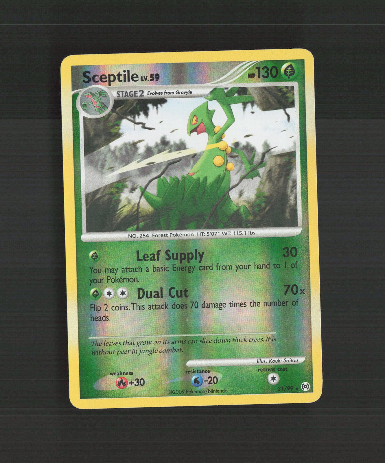 Sceptile 31/99 Platinum Arceus Reverse Holo Rare Pokemon Card LP