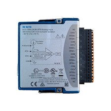 NI 9216 PT100 RTD Temperature Input Module, 8-Channel, 400 S/S, 0 Ω to 400