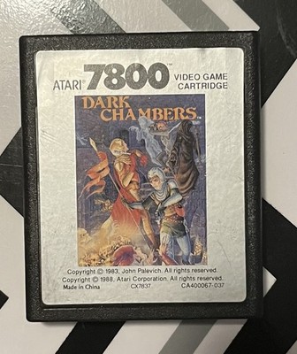 Atari Dark Chambers for Atari 7800 Video Game Cartridge (1988)