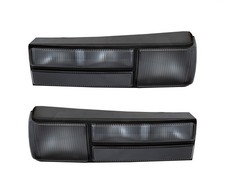 1983-1993 Mustang Lx Light Smoked Complete Taillights W Housings Lh Rh Pair 1983-1993 Mustang Lx Light Smoked Complete Taillights W Housings Lh Rh Pair