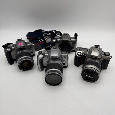 Canon EOS REBEL 2x T2, 1x Ti, & Nikon N65 PARTS or REPAIR Only