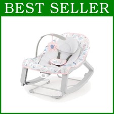 Infant to Toddler Vibrating Bouncer Seat, Pink Burst