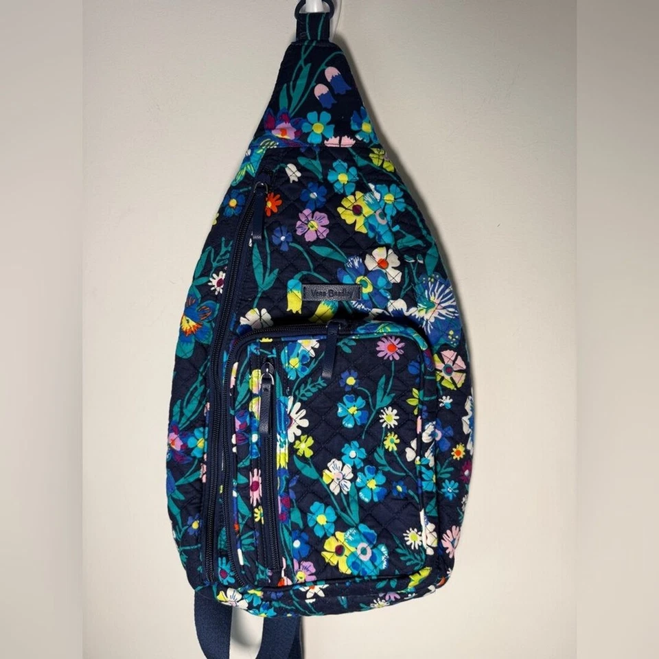 NEW! Vera Bradley Moonlight Garden Iconic Sling Bag Backpack - Image 4 of 4
