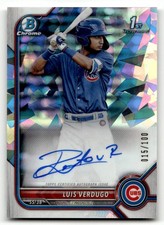 2022 Bowman - Chrome Prospects Auto Atomic Refractor /100 #CPA-LV Luis Verdugo