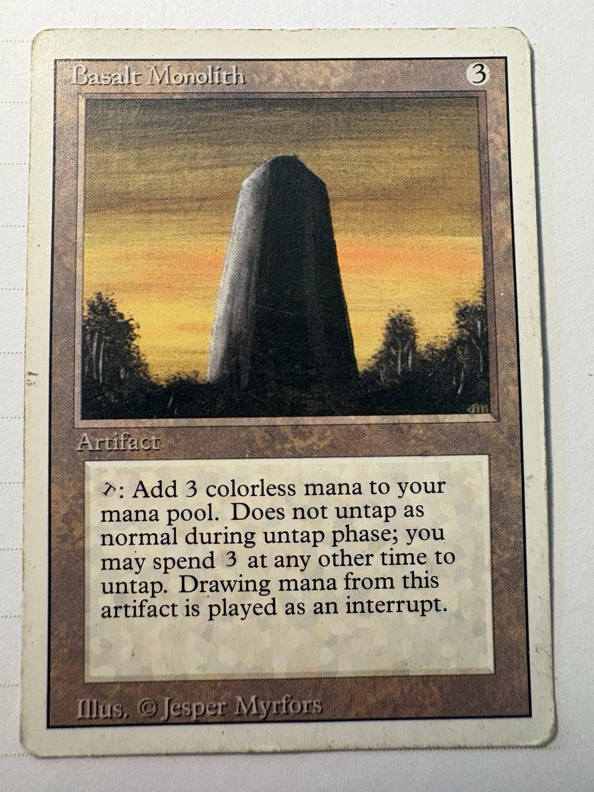 Basalt Monolith Revised Edition Regular