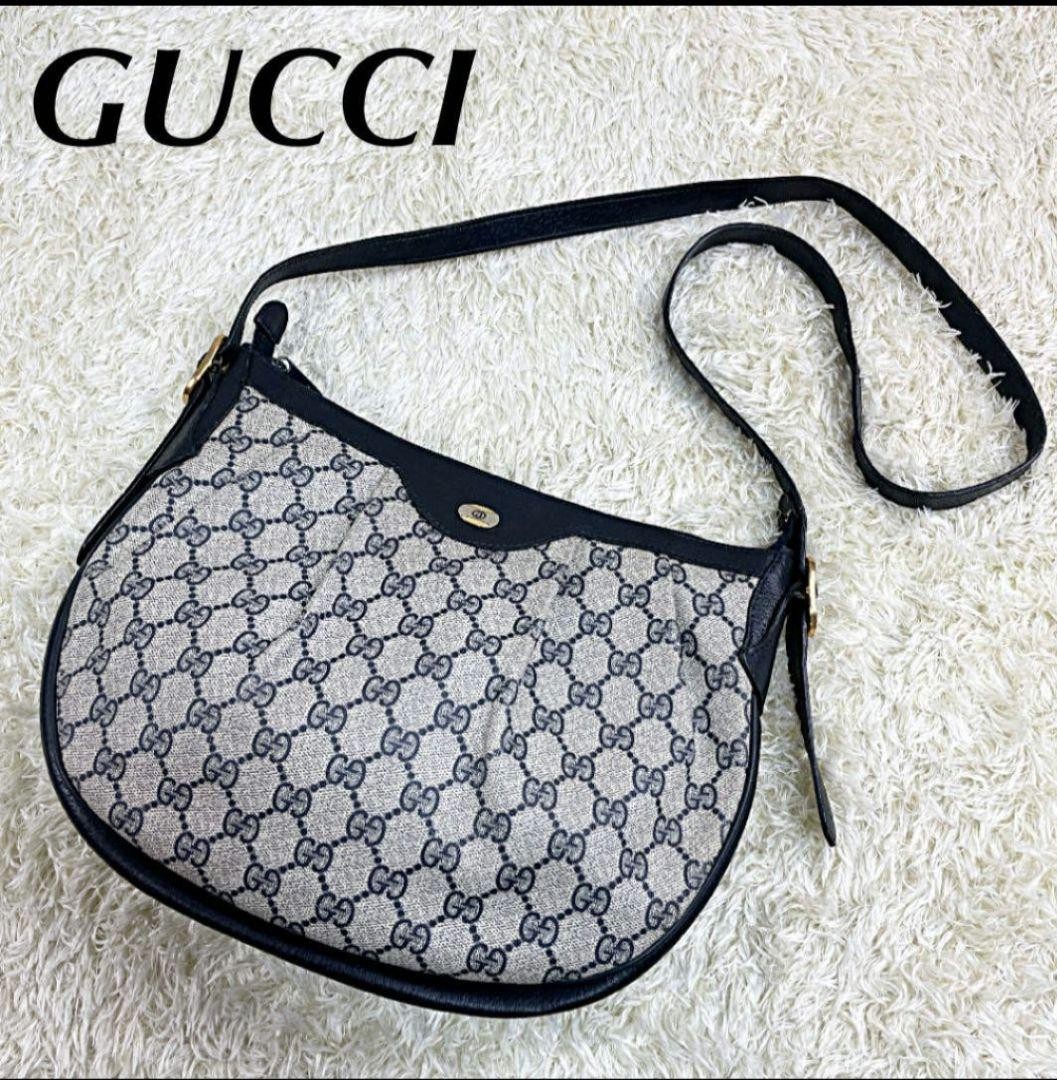 GUCCI GG Monogram Shoulder Bag in Leather