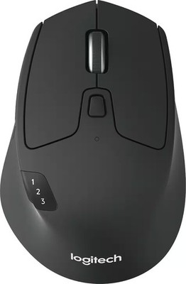 Logitech - M720 Triathlon Wireless Optical Mouse - Wireless - Black