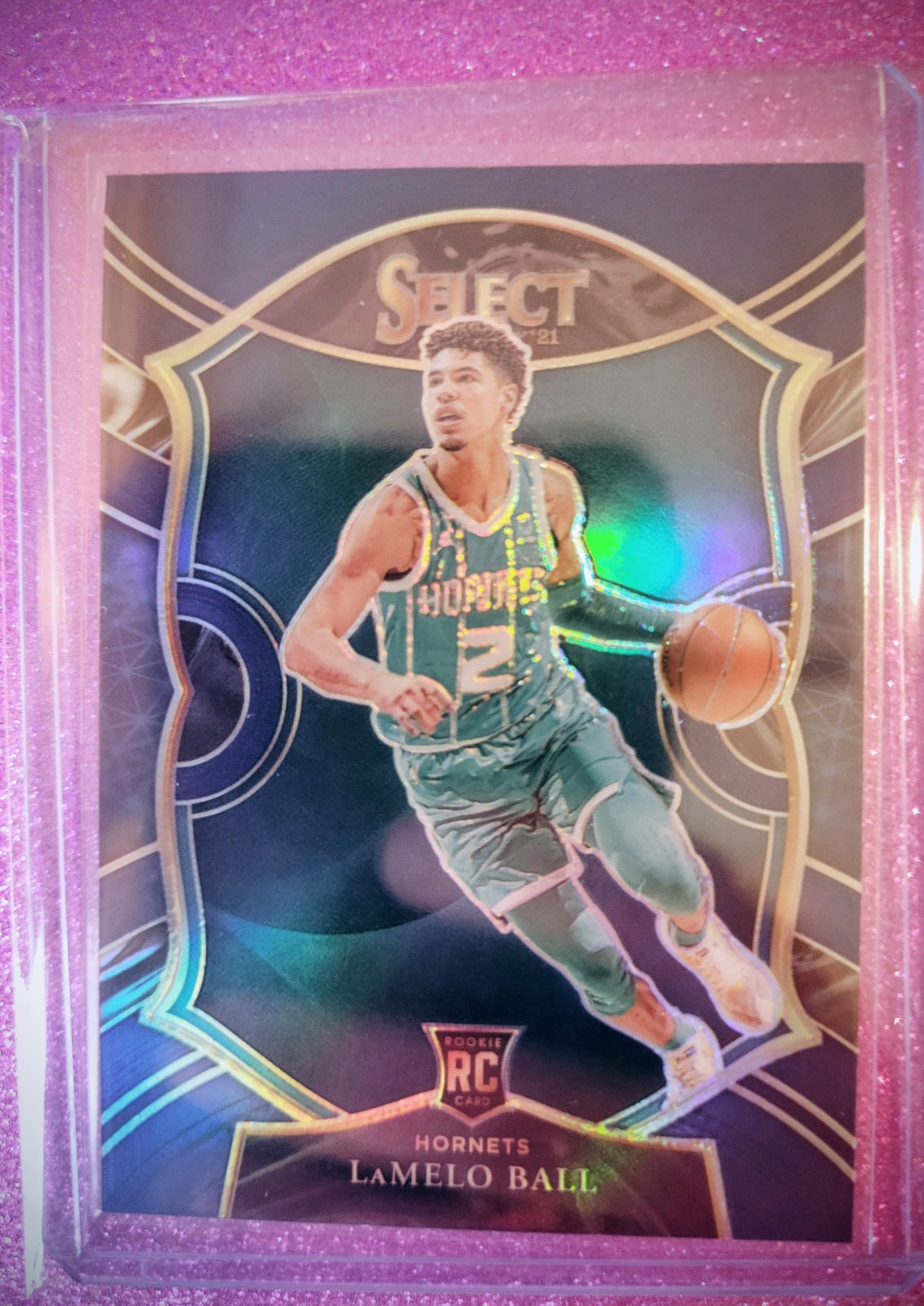 2020-21 Panini Select - Concourse LaMelo Ball #63 Blue Prizm (RC)