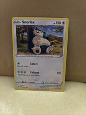 Pokémon TCG Snorlax Rebel Clash Card 141/192 Regular Rare, Near Mint Condition