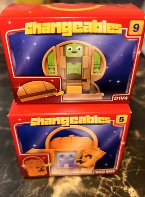 Changeables McDonald s Toys 2026 Boo Bot #5 D1V4 #9 New