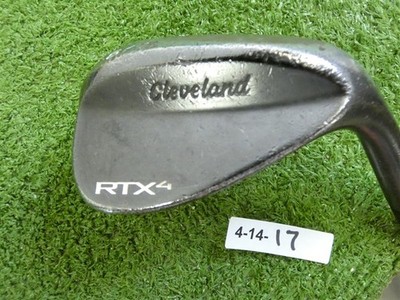 Cleveland RTX-4 Black Satin 56* 10* Sand Wedge Full DG Tour S400 Stiff Steel 