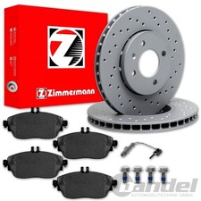 Zimmermann BREMSSCHEIBEN 320mm + BEL&Auml;GE VORNE f&uuml;r MERCEDES W176 W246 C117 X156