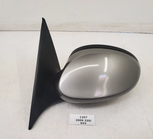 ✅07-09 OEM BMW E92 E93 328 335 Left Driver Side Heated Mirror Assembly Gray A52*