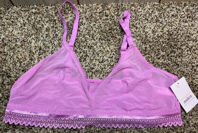 Auden ''Mauve'' Unlined Bralette. SIze: Large.