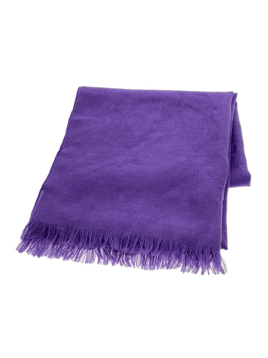 Foulard total femme GUCCI motif GG soie violet occasion