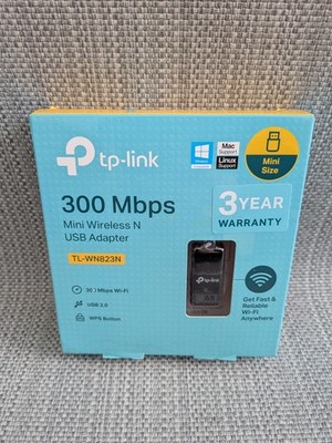 TP-Link TL-WN823N Mini USB WiFi Adapter für PC/Laptop, 300Mbps Wireless USB Neu
