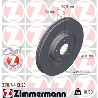 2X Zimmermann 370.4413.20 Bremsscheibe