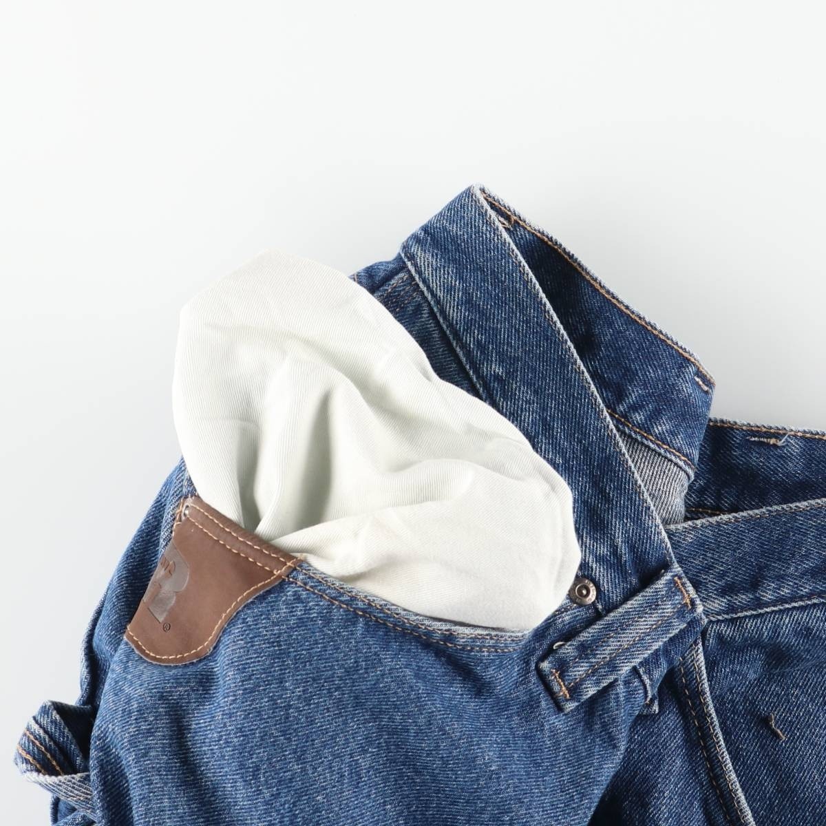 Used Wrangler RIGGS WORKWEAR denim painter pants men's size W34 thumbnail 10