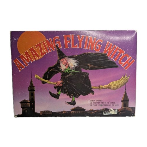 Halloween Amazing Flying Witch - Never Used In Original Box