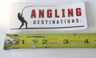 Angling Destinations Fishing Sticker 4” Fly Creek River Lake Trout Salmon — photo 2