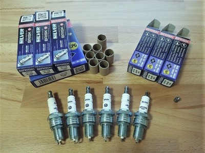 6x BRISK LR17YS-9 Silver Spark Plugs fit: Toyota Crown - 2.8 - 1980 to 1987