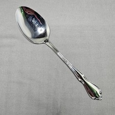 Oniedacraft Oneida CHATEAU Stainless Flatware; 8    Solid Serving Spoon