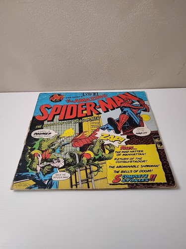 Power Records Presents Vol II The Amazing Spider-Man Vinyl LP Comic Adventures - Picture 1 of 6