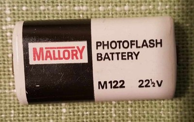 Mallory, Vintage Photoflash Battery M122