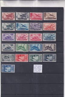 Italy ( Colonies ) 1933/34 Mi. 46/62 71/74 nice lot of stamps scan cv 206€