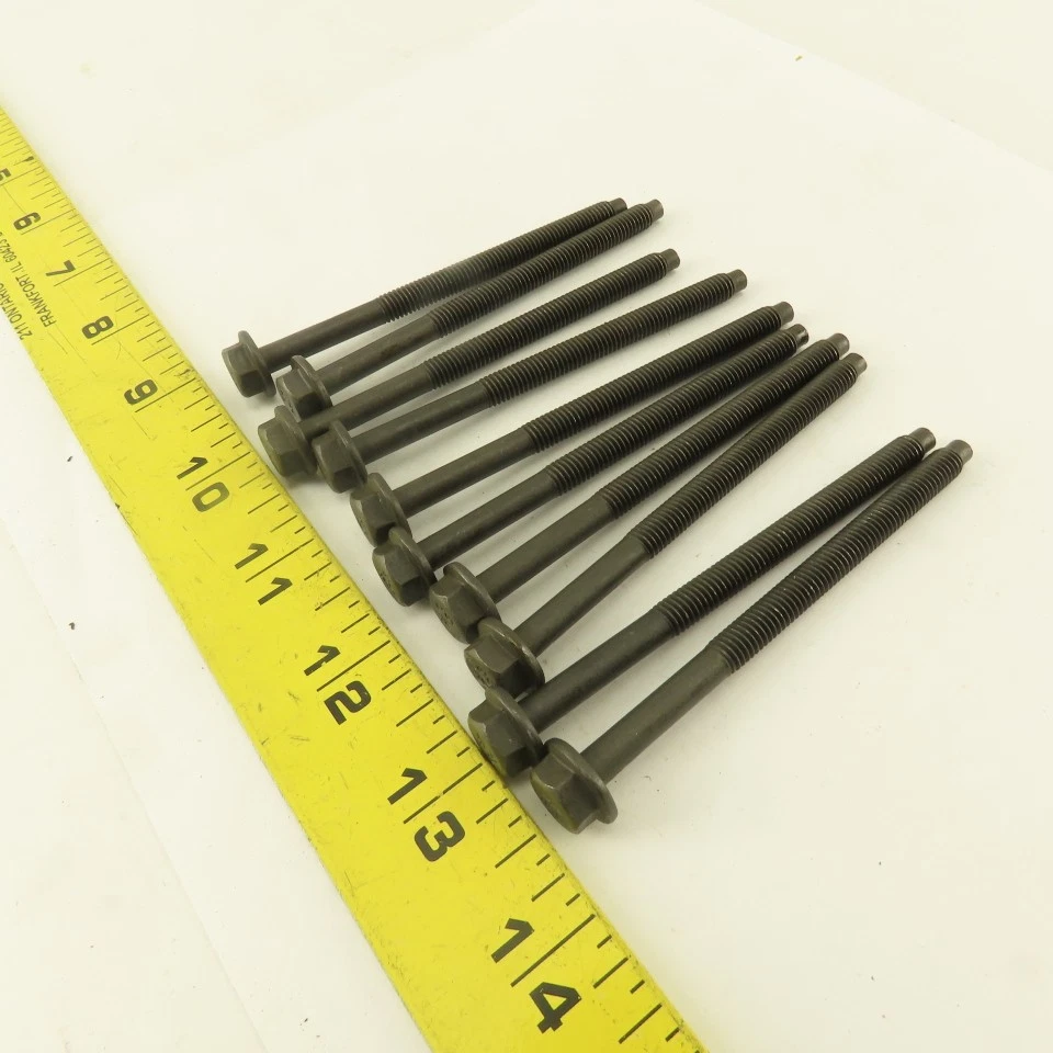 Navistar 1854024C1 M6 x 85 mm Perro Punta Cabeza Hexagonal Brida Perno Gr. Lote de 10,9 Foto 3 de 4