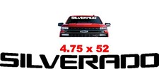 Compatible With Chevy Silverado Demon Windshield Decal Banner .. Any Color