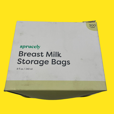 Sprucely Breast Milk Storage Bags 8 fl.oz/240ml 300 Count #2840 z37/1