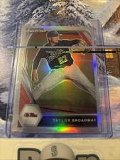 2021 Panini Prizm Draft Picks Taylor Broadway Silver Prizm #PDP185 - Red Sox