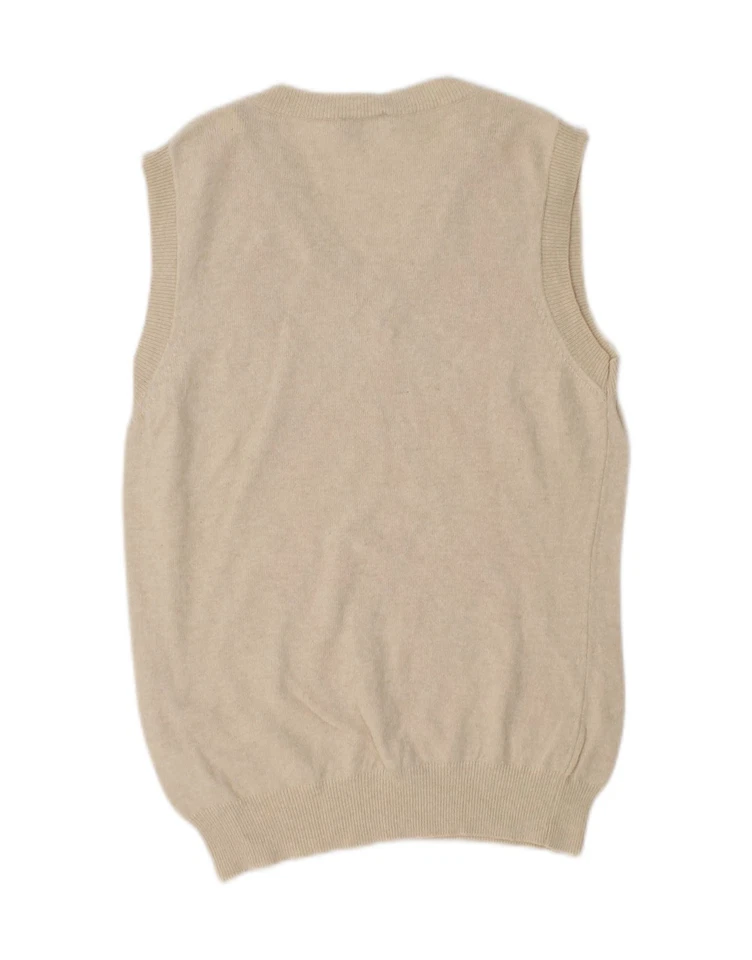 GOLFINO Mujer Chaleco Camiseta sin mangas Reino Unido 14 Grande Beige Argyle/Diamante DP11 Foto 4 de 4