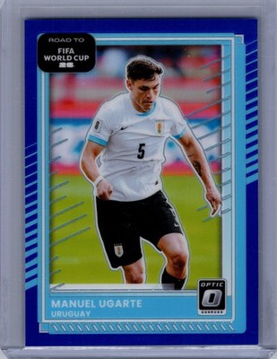 2025-26 Donruss Road to FIFA World Cup #49 Manuel Ugarte Optic Blue #/75