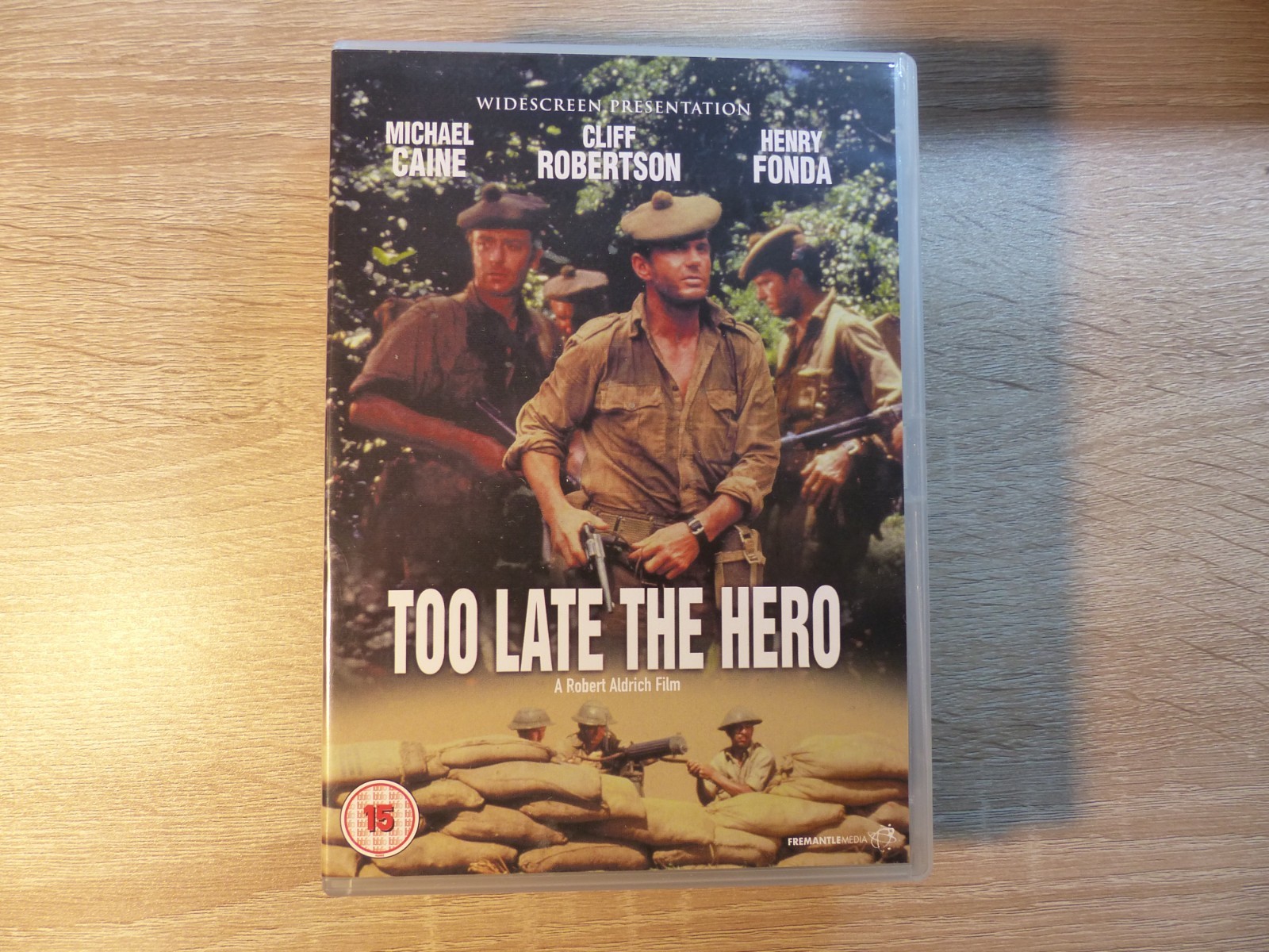 Too Late the Hero (2007) Michael Caine Aldrich DVD Region 2 -UNPLAYED
