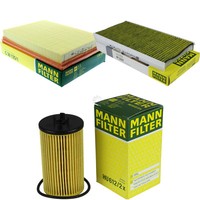MANN-FILTER Inspektionspaket FüR Opel Corsa C 1.2 1.0 Tigra Twintop Vauxhall