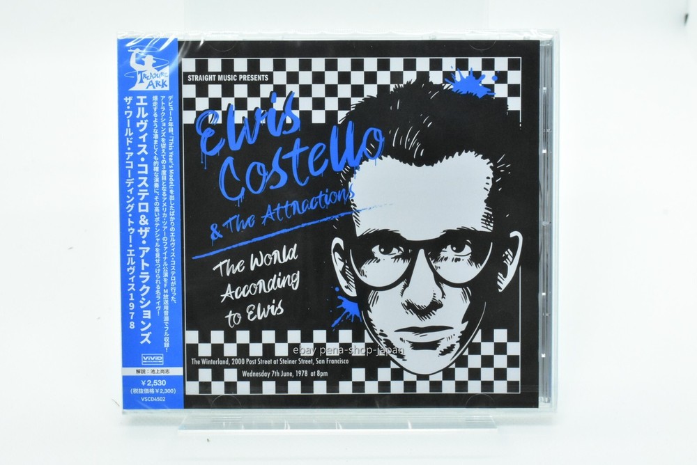 ELVIS COSTELLO-The World According To Elvis 1978-Japan CD Obi