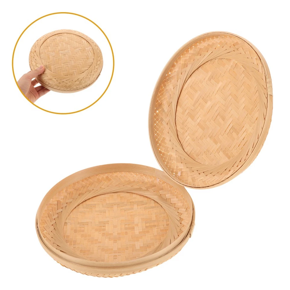  Tee-Kuchen-Aufbewahrungshalter, gewebte Tee-Box, Tee-Kuchen-Box, Teebehälter - Bild 2 von 4